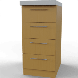 Cabinet Base Alba drawers small