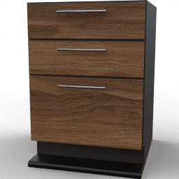 Cabinet Base Kara drawers
