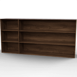 Cabinet Wall Chalet shelves double