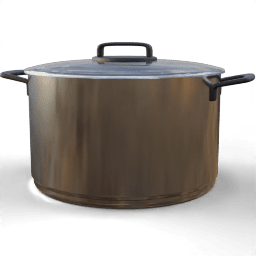 Cookware Aura pot small handles lid