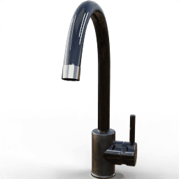 Faucet Single steel black