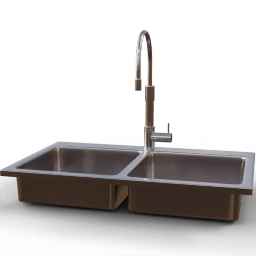 Sink Double chrome