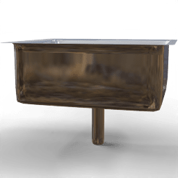 Sink Single undermount square