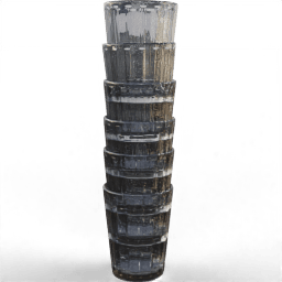 Drinkware Glass water B stacked