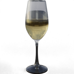 Drinkware Glass wine white filled