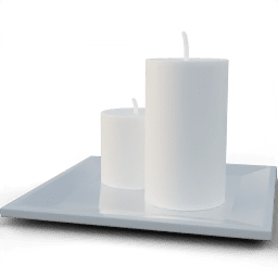 Candle Plate ceramic