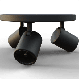 Lamp Ceiling point 3shade basic