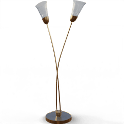 Lamp Standing 2shade upwards Calla