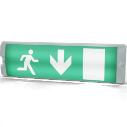 Sign Exit wall infographic C