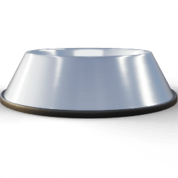 Bowl Dog metallic