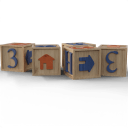 Toy ABC blocks