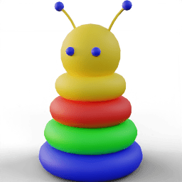 Toy Figure circles