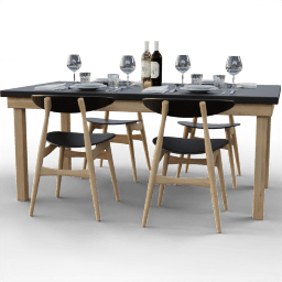 Table Dining 4seat scandinavian