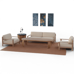 Living room Seating area Sunny