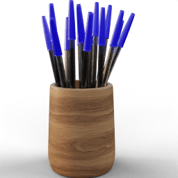 Pen Holder colored pens