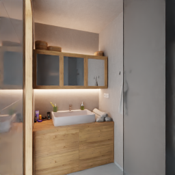 Bathroom Shower sink small