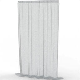 Curtain Sheer Amelia decoratively puddled