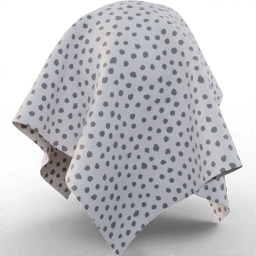 Fabric Bedding pattern dots