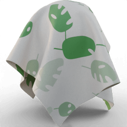 Fabric Bedding pattern plant