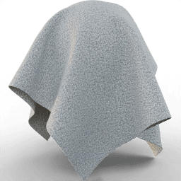 Fabric Towel white wrinkles