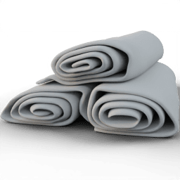 Towel Rolled stacked B