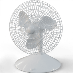 Fan Desk white