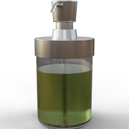 Soap dispenser Glass circular