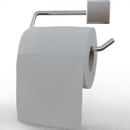 Toilet paper holder Metallic pipe A