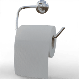 Toilet paper holder Metallic pipe B