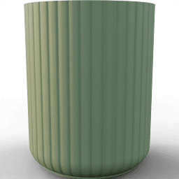 Toothbrush cup Amanda wavy