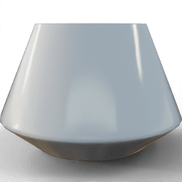 Pot Circular widening glazed