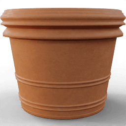 Pot Classic circular clay C