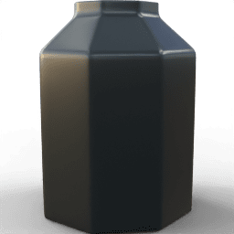 Pot Octagonal ceramic