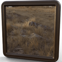 Mirror Rectangular round corners groove A
