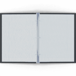 Binder Paper open full narrow