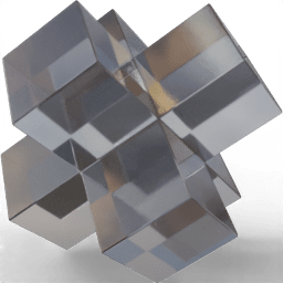 Sculpture Abstract cubes