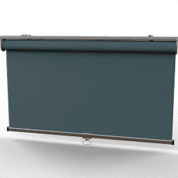 Blinds Tretur uncovered partialy open