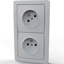Plug Type E double vertical