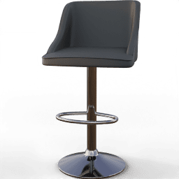 Chair Bar pedestal leather