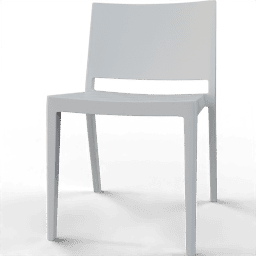 Chair Dining firm plastic white