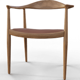 Chair Vintage wood leather