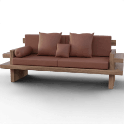 Sofa 2Seat Wooden A