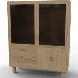 Cabinet Echo double door shelves