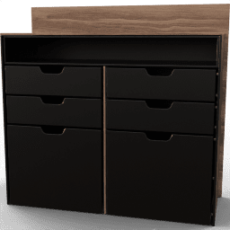 Dresser Imik 3 drawers double