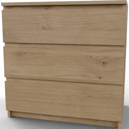 Dresser Malm 3 drawers