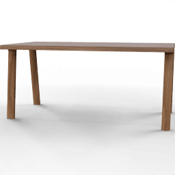 Table Dining handmade multipart rectangular