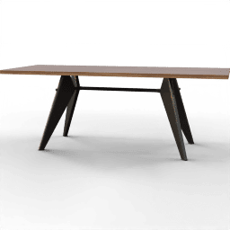 Table Dining handmade rectangular