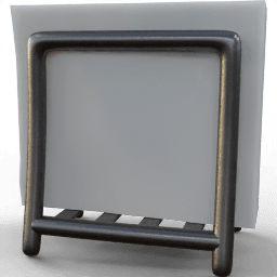 Napkin holder Simple metallic filled