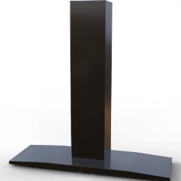 Cooker hood T shape metallic island