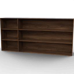 Cabinet Wall Chalet shelves double